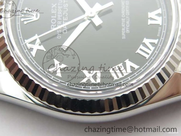 Dial Bracelet Markers Edition SH3135 116234 Roman on Black DateJust SS Jubilee 1:1 36 904L Steel Best ARF V3 0117